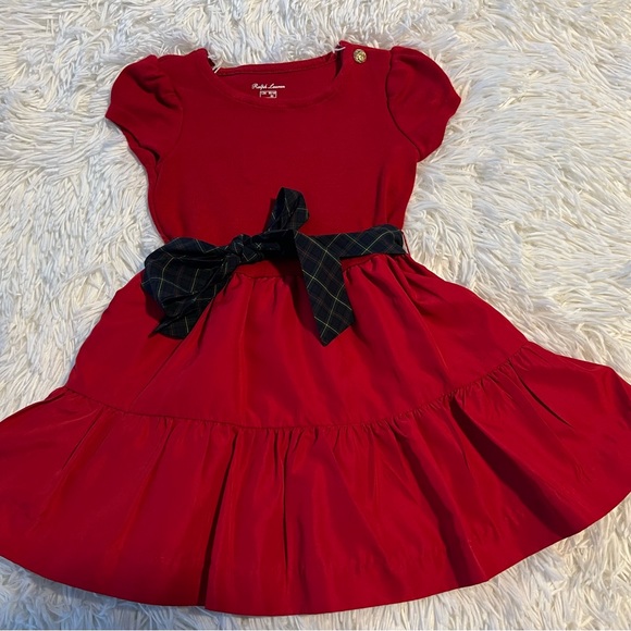 Ralph Lauren baby girl red dress - Picture 2 of 8